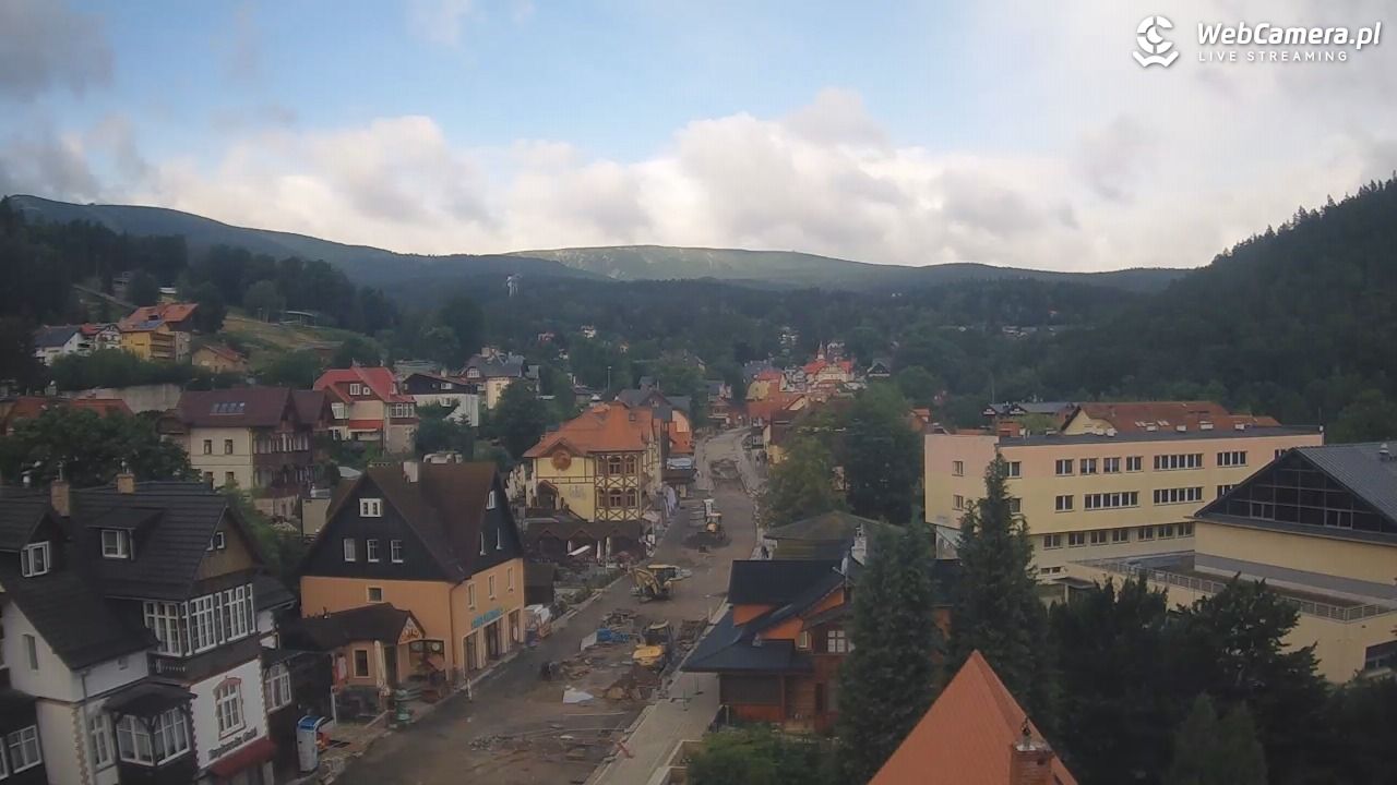 Karpacz - panorama miasta - 20 lipiec 2026, 07:31
