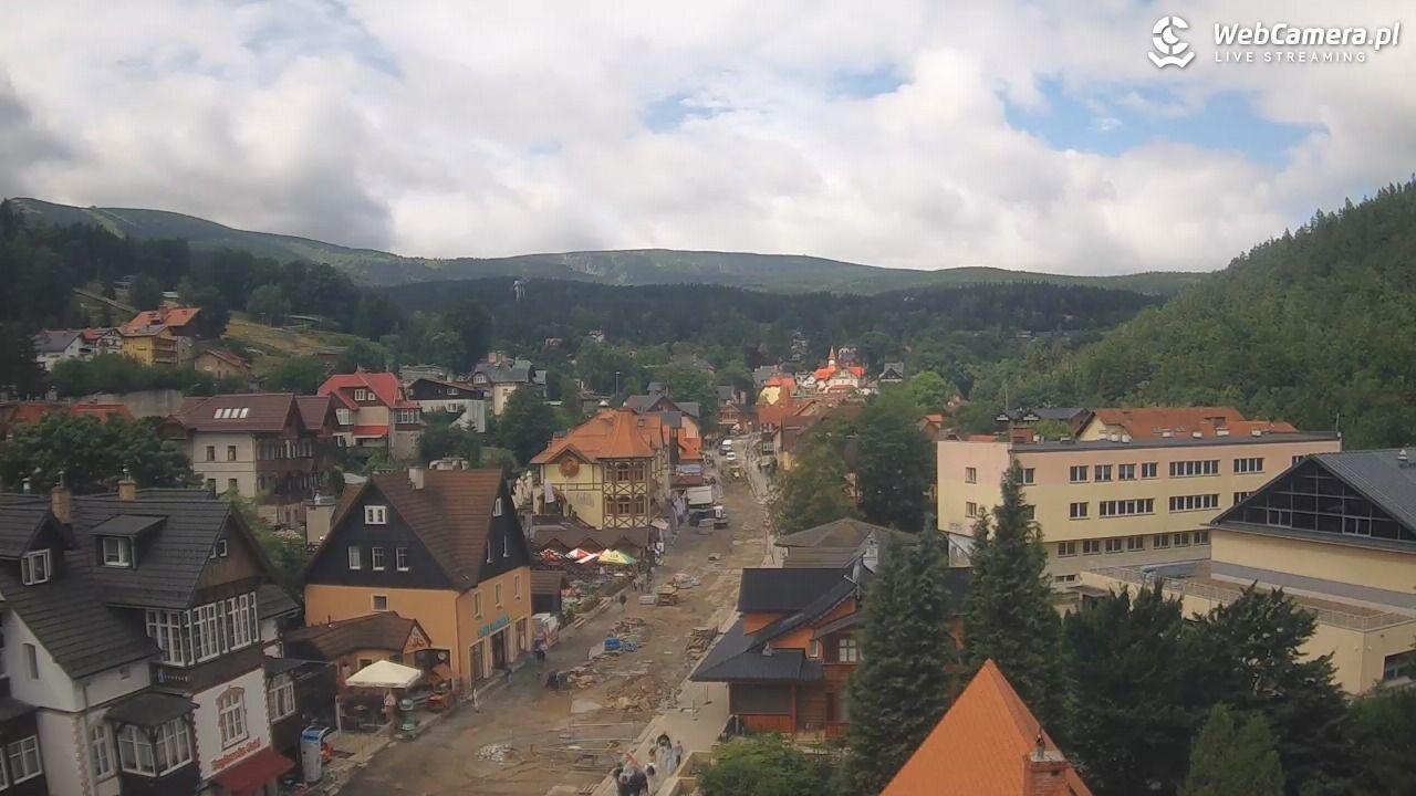 Karpacz - panorama miasta - 20 lipiec 2026, 10:37