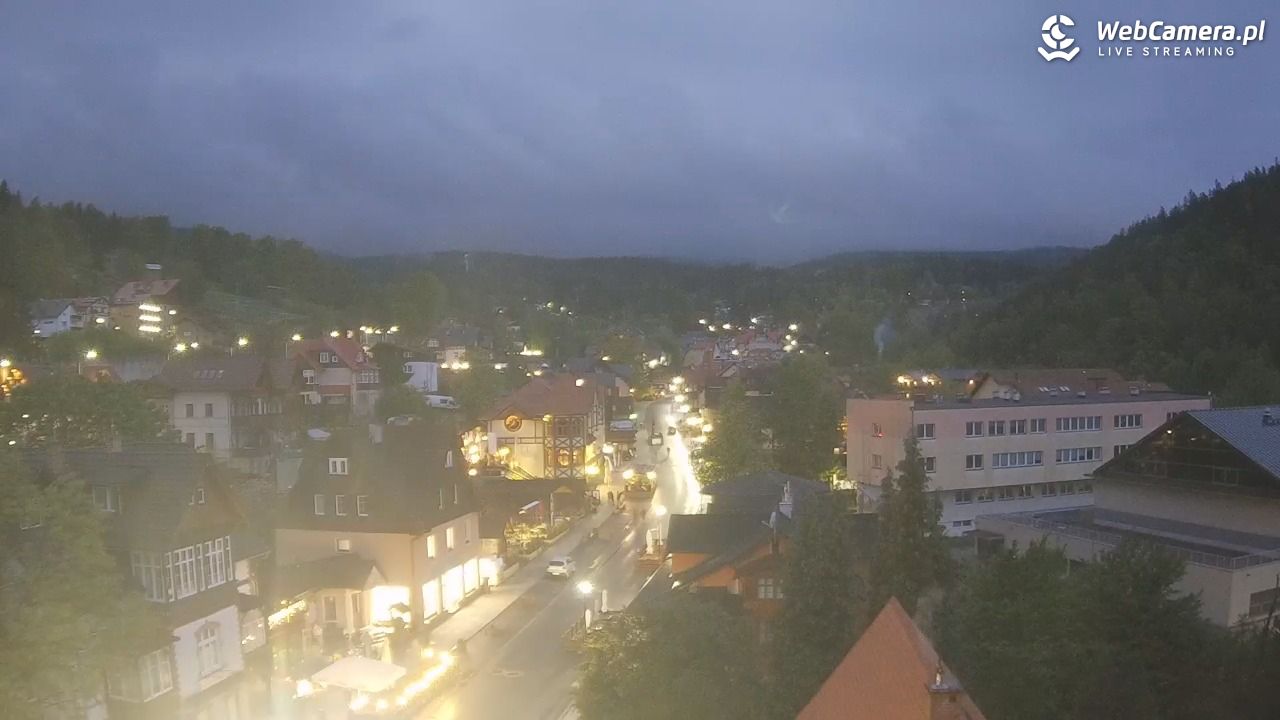 Karpacz - panorama miasta - 16 maj 2025, 21:10