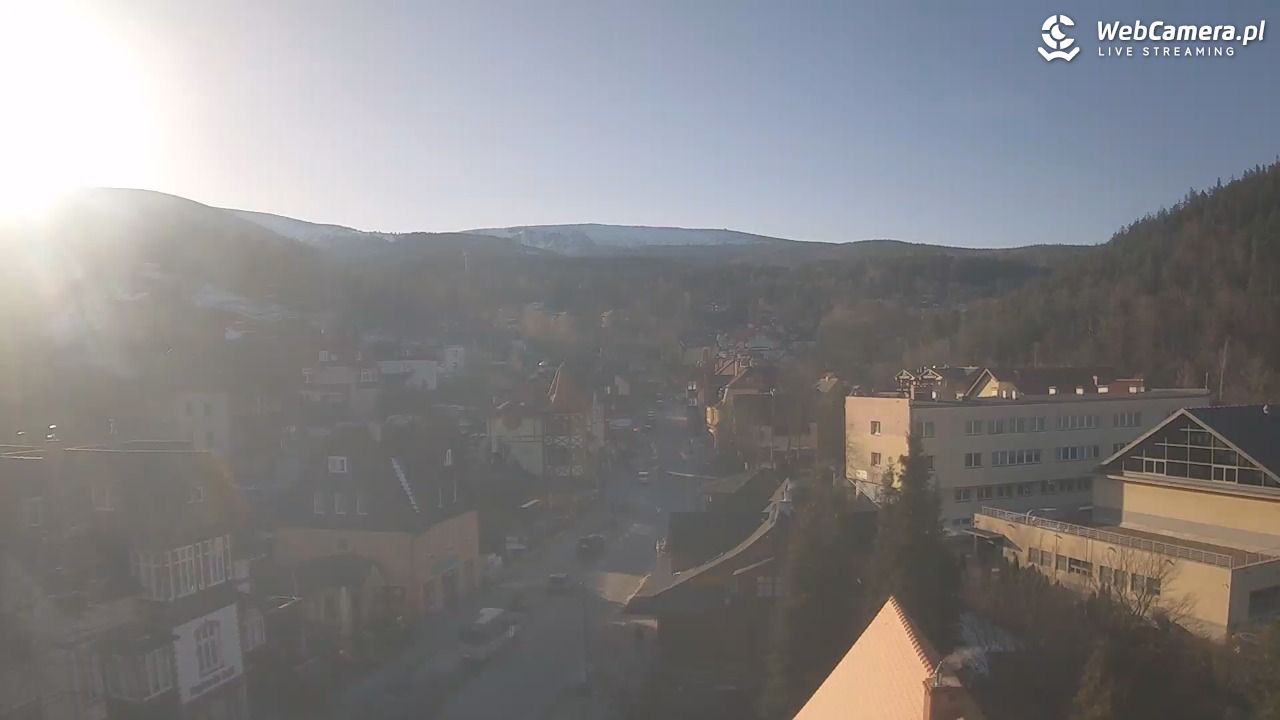 Karpacz - panorama miasta - 19 styczeń 2026, 14:00