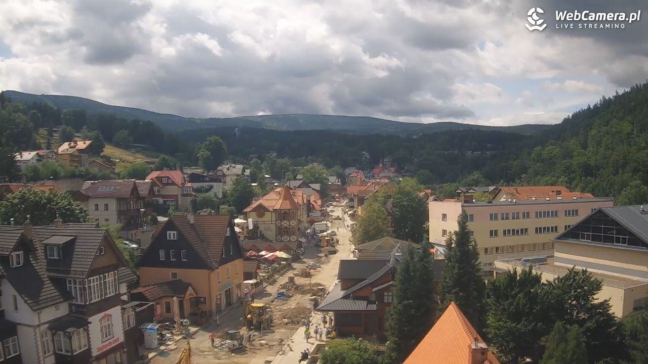 Karpacz - panorama miasta - 22 lipiec 2026, 13:45