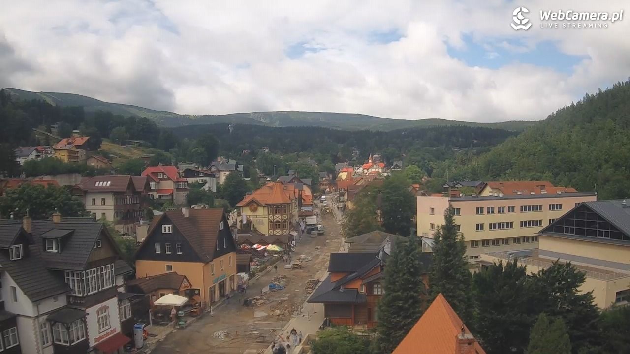 Karpacz - panorama miasta - 20 lipiec 2026, 10:37