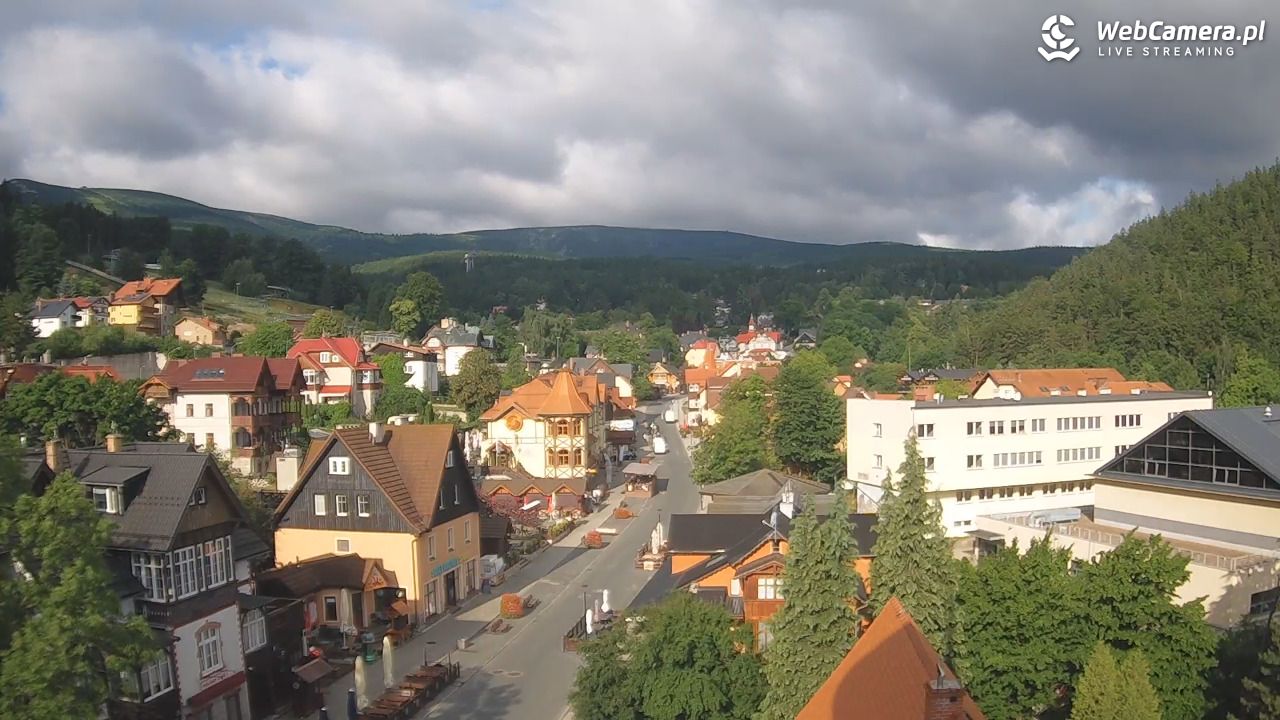 Karpacz - panorama miasta - 27 czerwiec 2025, 07:46