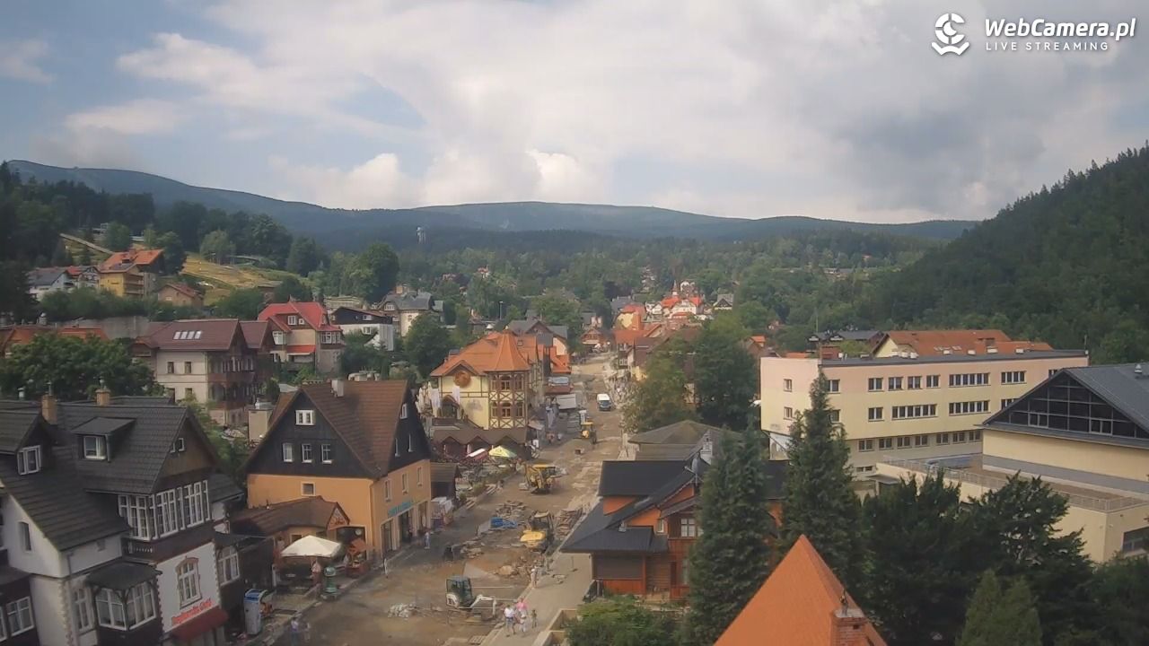 Karpacz - panorama miasta - 18 lipiec 2026, 10:26