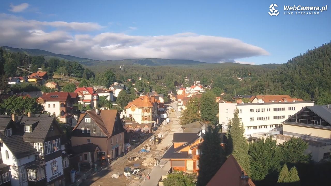 Karpacz - panorama miasta - 21 lipiec 2026, 07:00