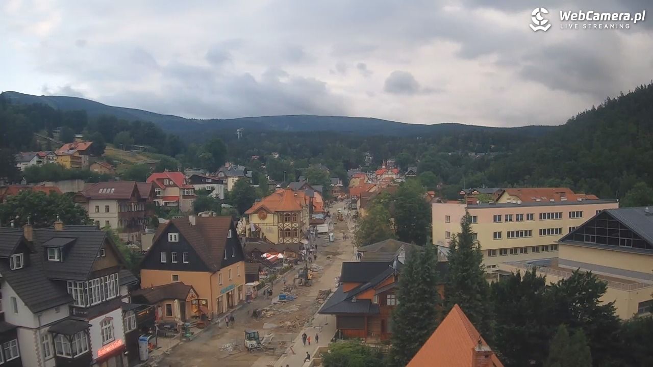 Karpacz - panorama miasta - 20 lipiec 2026, 19:55