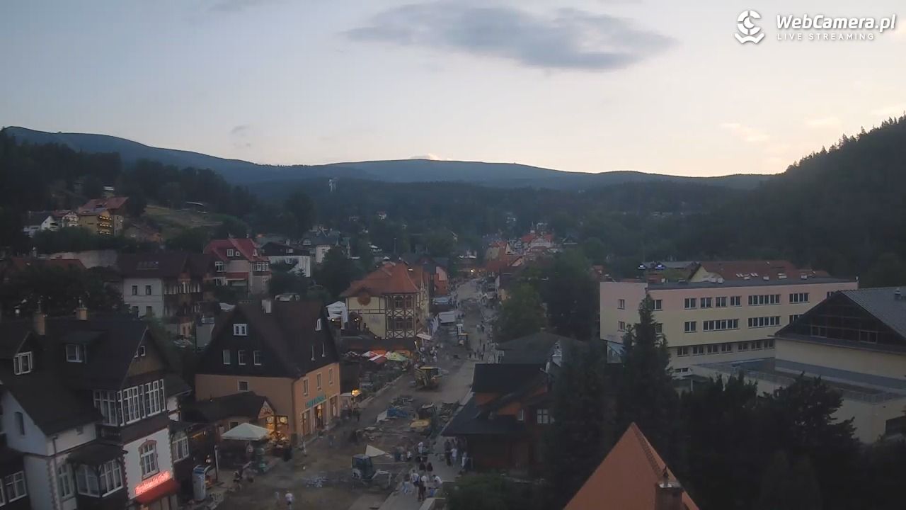 Karpacz - panorama miasta - 18 lipiec 2026, 20:45