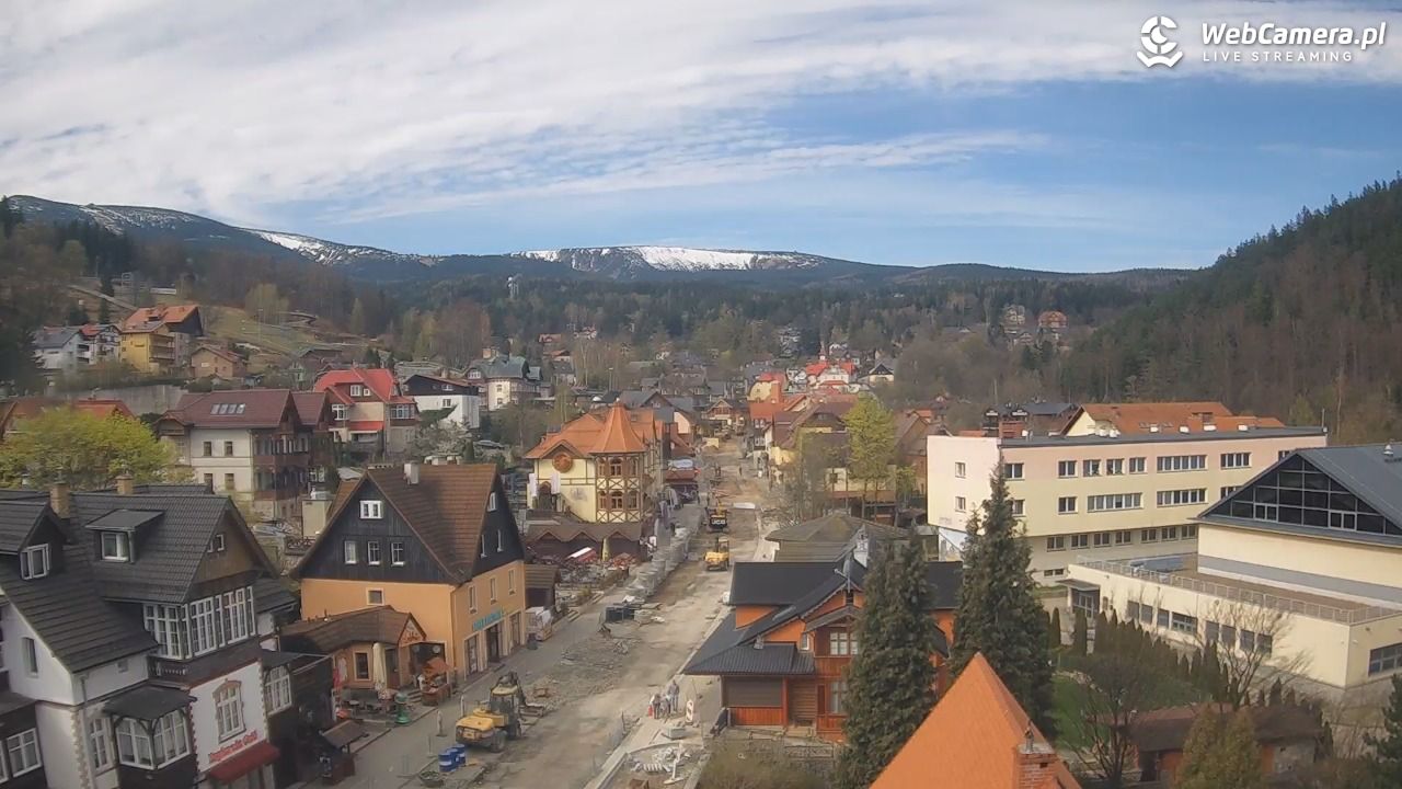 Karpacz - panorama miasta - 18 kwiecień 2026, 10:11