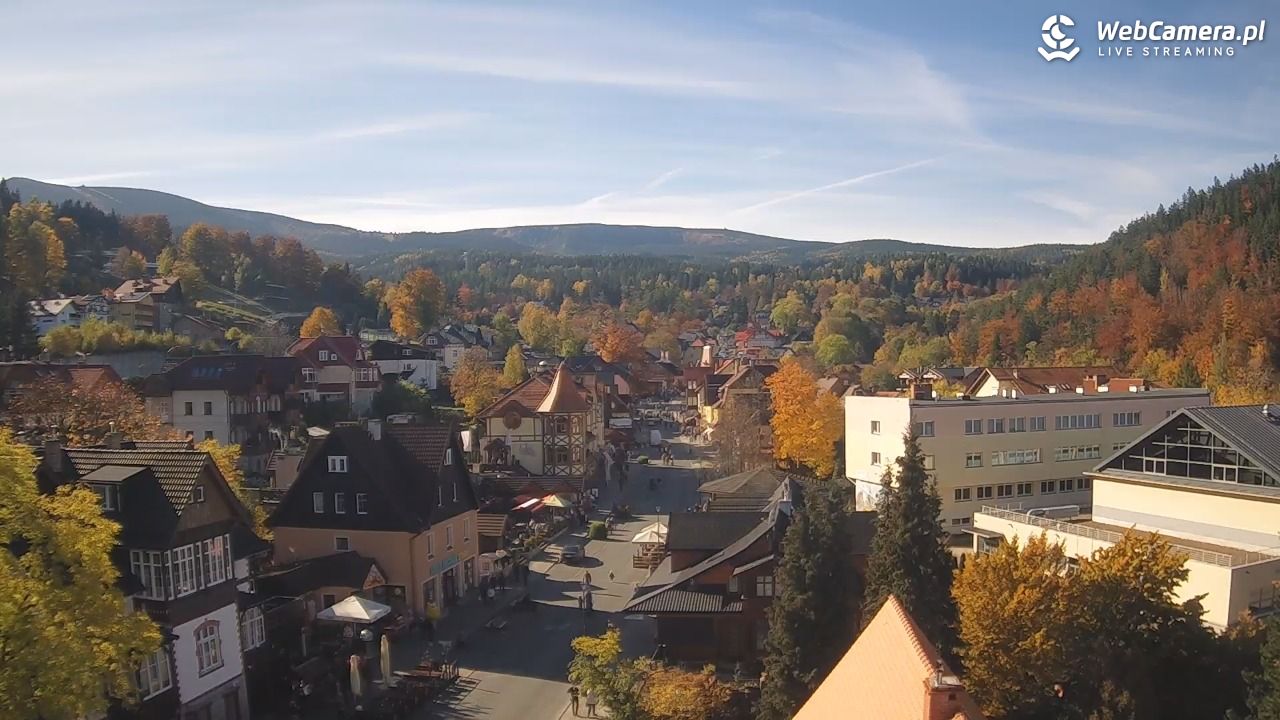 Karpacz - panorama miasta - 19 październik 2025, 13:09