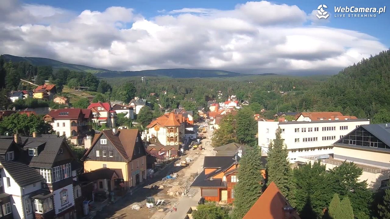 Karpacz - panorama miasta - 21 lipiec 2026, 07:58