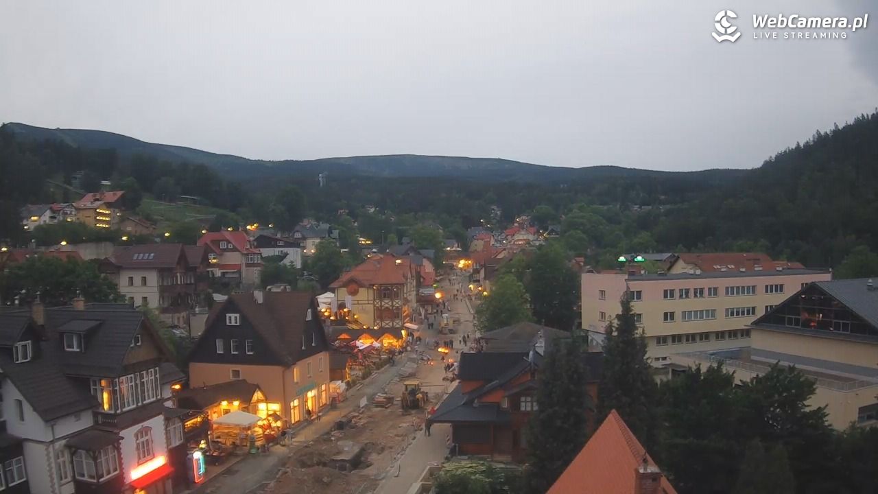 Karpacz - panorama miasta - 04 czerwiec 2026, 21:07