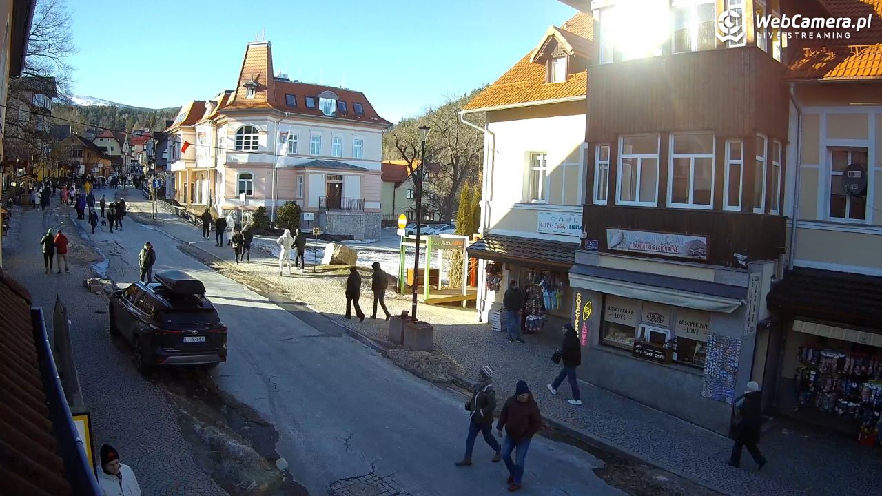 Karpacz - Nowy widok na deptak - 18 styczeń 2026, 12:51