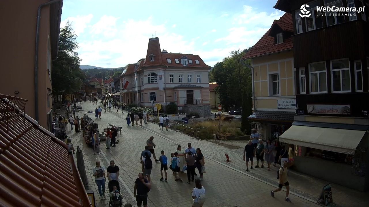 Karpacz - Nowy widok na deptak - 07 sierpień 2026, 17:10