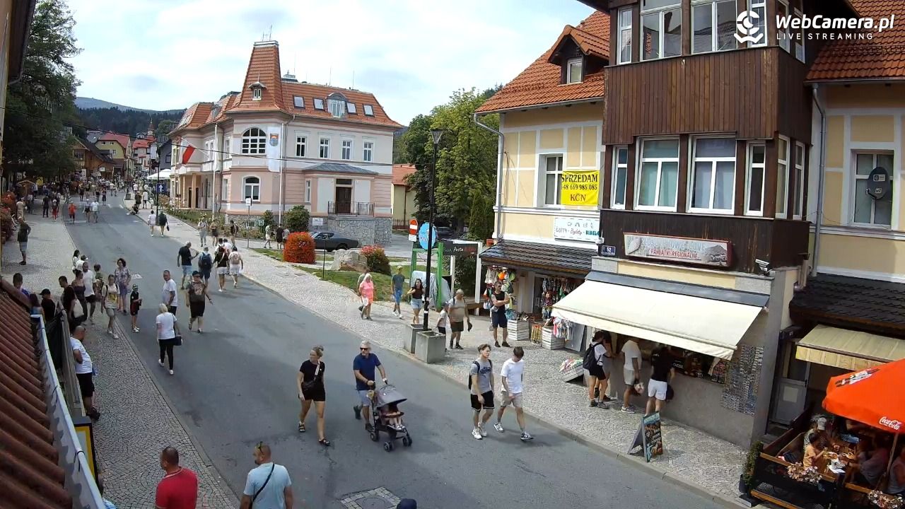 Karpacz - Nowy widok na deptak - 16 sierpień 2025, 13:48