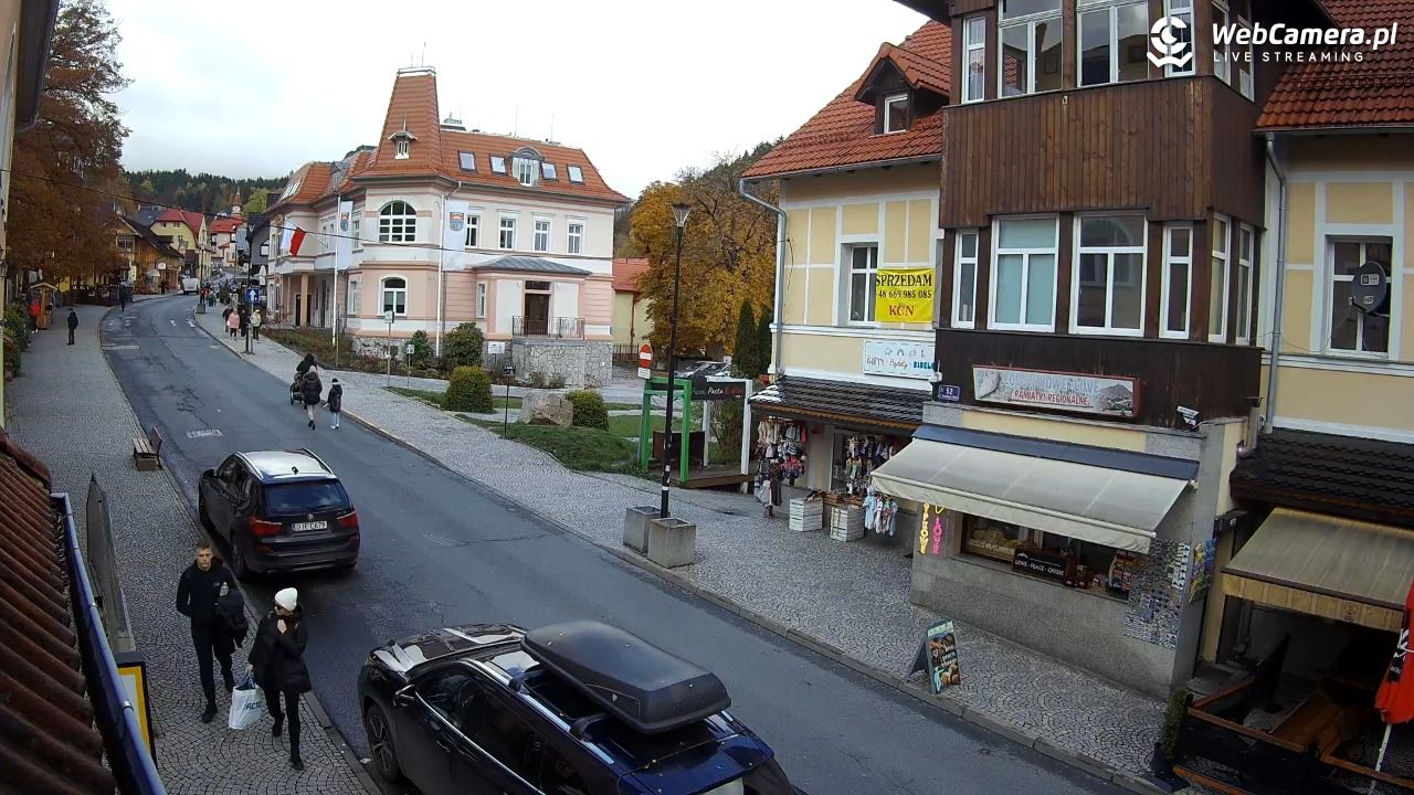 Karpacz - Nowy widok na deptak - 18 październik 2025, 10:51