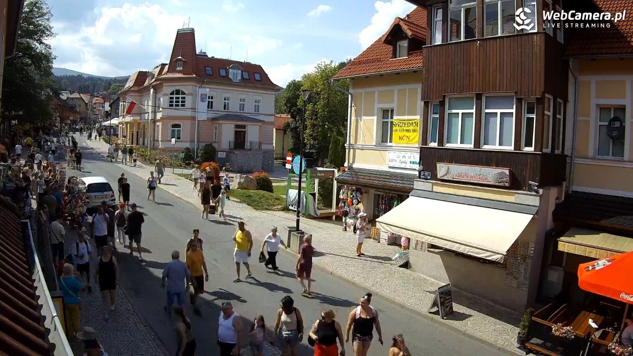 Karpacz - Nowy widok na deptak - 15 sierpień 2025, 14:38