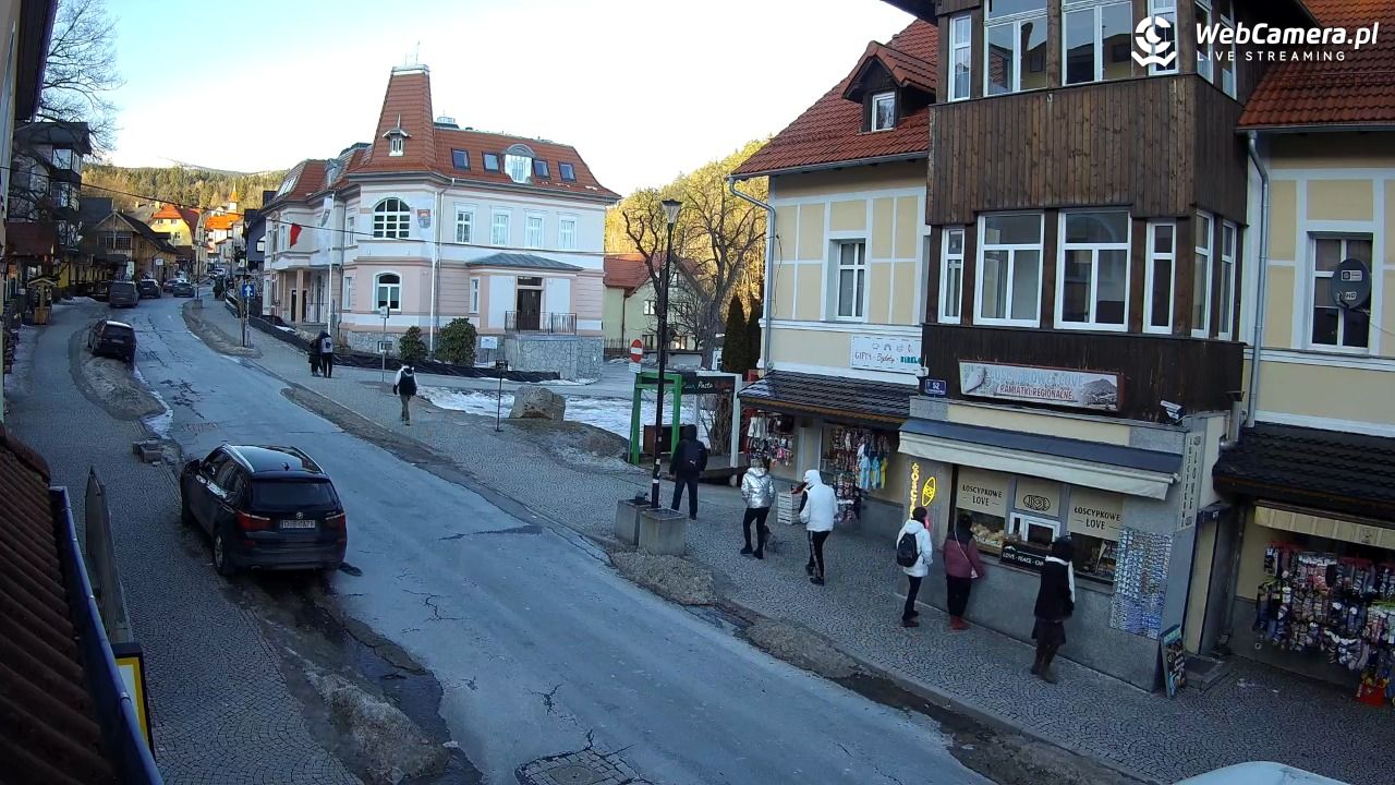 Karpacz - Nowy widok na deptak - 18 styczeń 2026, 10:12