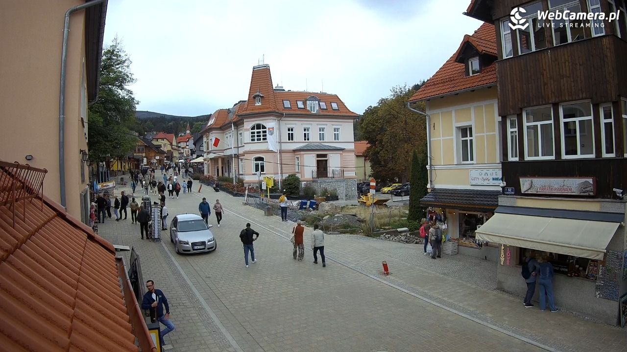 Karpacz - Nowy widok na deptak - 20 wresień 2026, 10:45