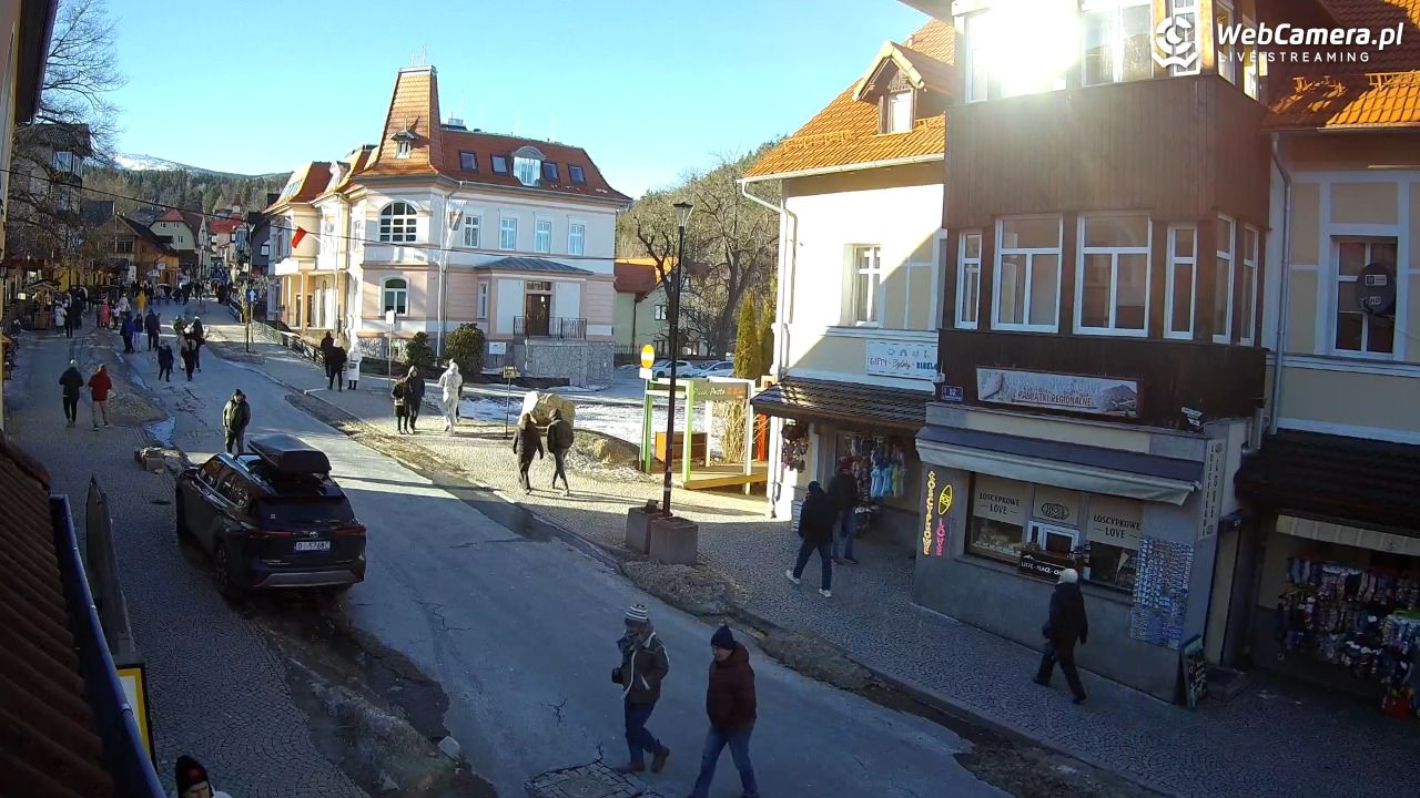 Karpacz - Nowy widok na deptak - 18 styczeń 2026, 12:51