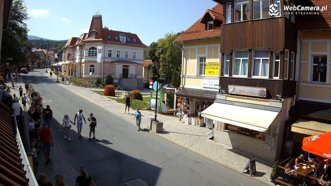 Karpacz - Nowy widok na deptak - 14 sierpień 2025, 14:20