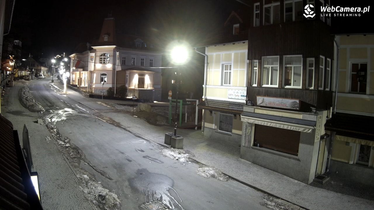 Karpacz - Nowy widok na deptak - 20 styczeń 2026, 22:02