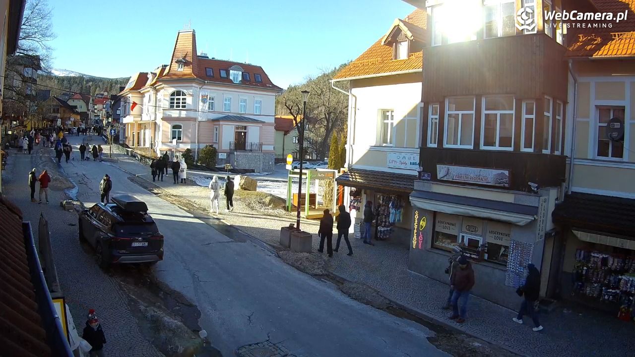 Karpacz - Nowy widok na deptak - 18 styczeń 2026, 12:51