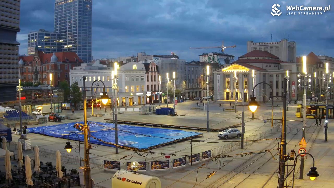 Katowice - Rynek - 18 sierpień 2026, 20:17