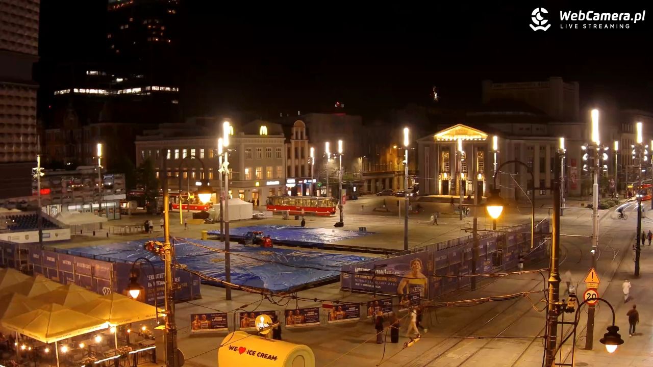 Katowice - Rynek - 19 sierpień 2026, 21:11