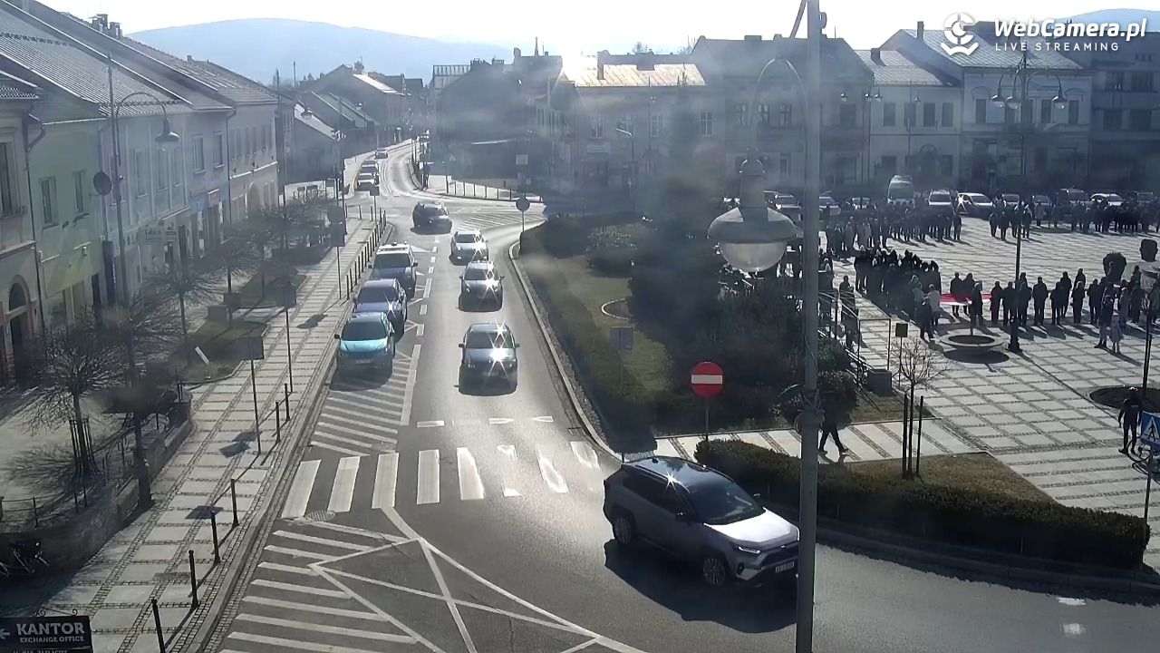 Kęty - widok na rynek - 01 marzec 2026, 11:45