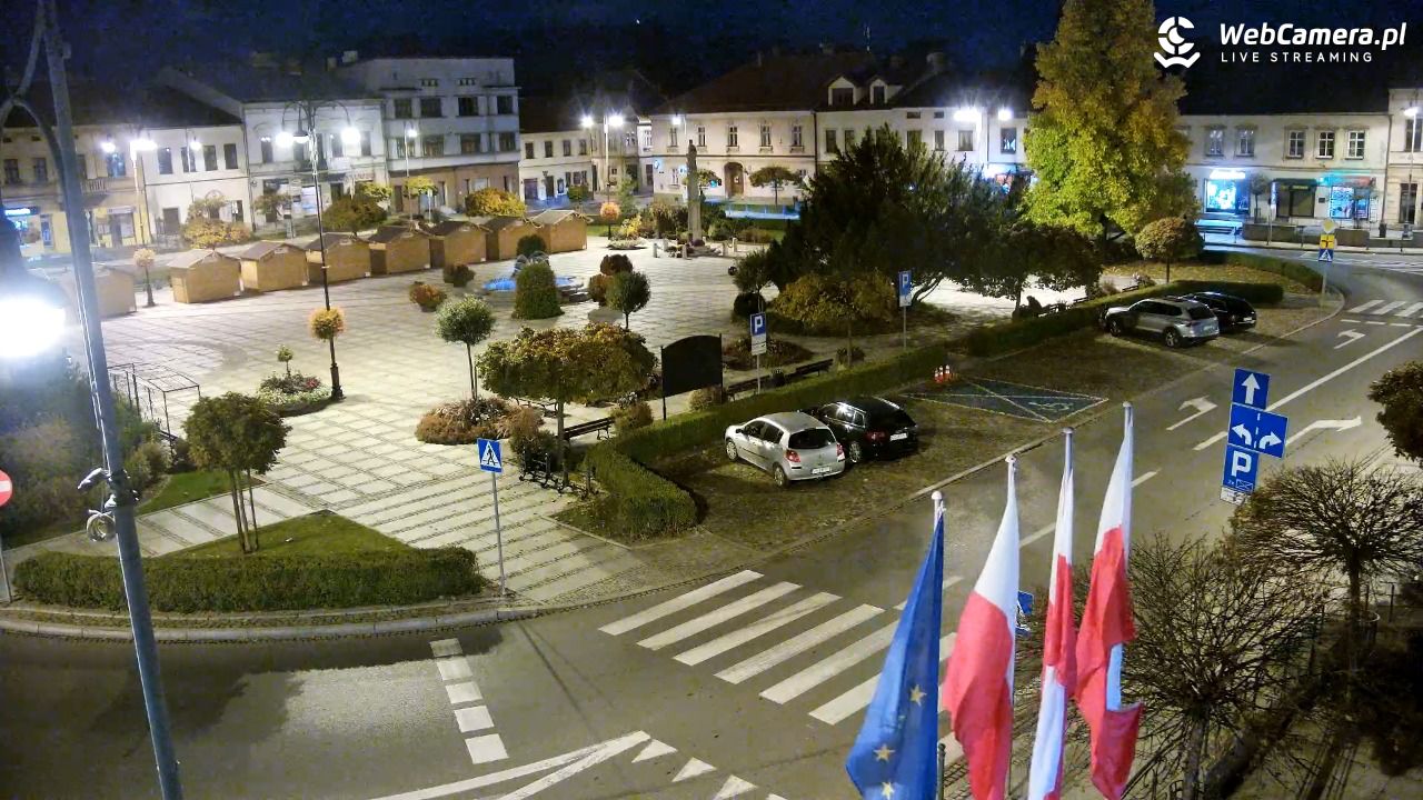 Kęty - widok na rynek - 28 październik 2026, 19:56