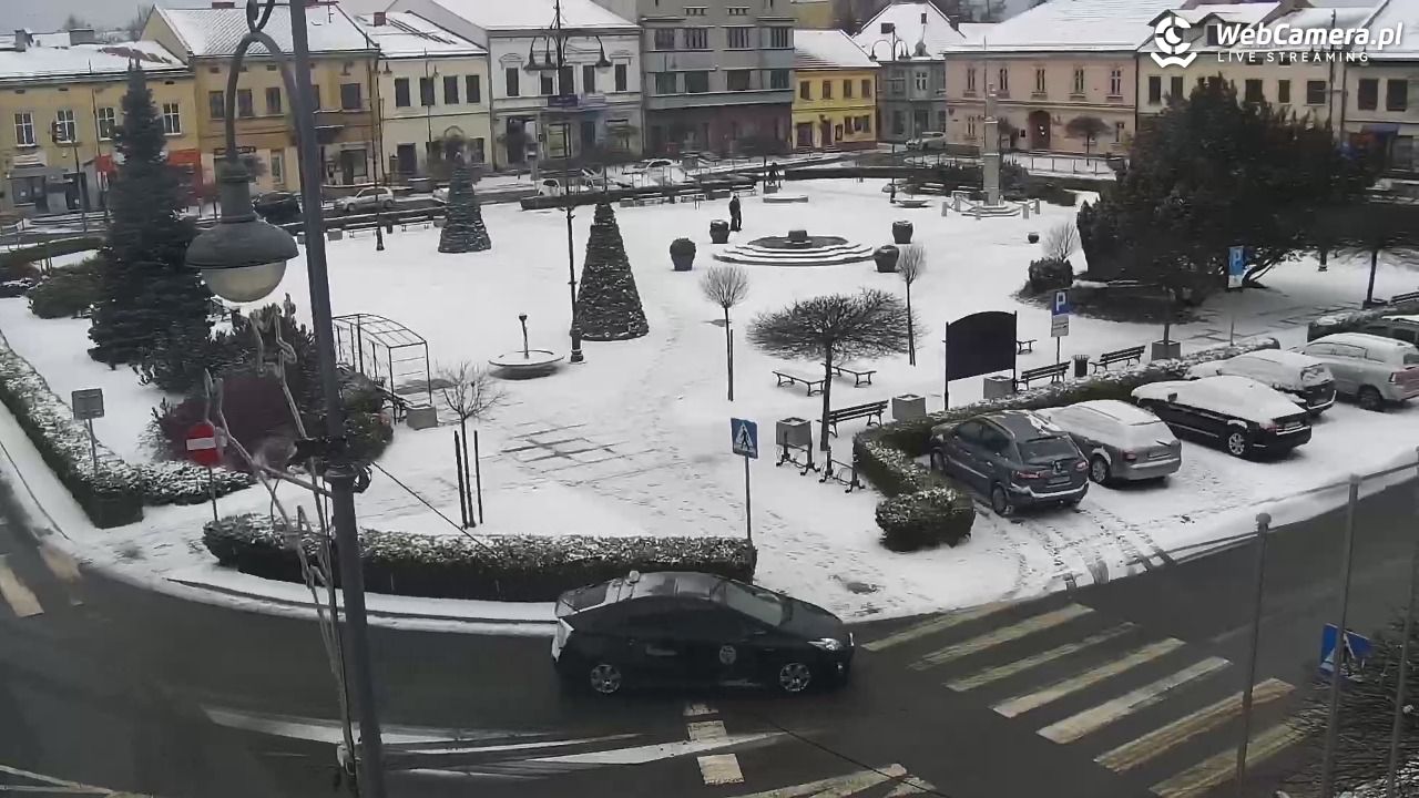 Kęty - widok na rynek - 11 styczeń 2026, 10:26