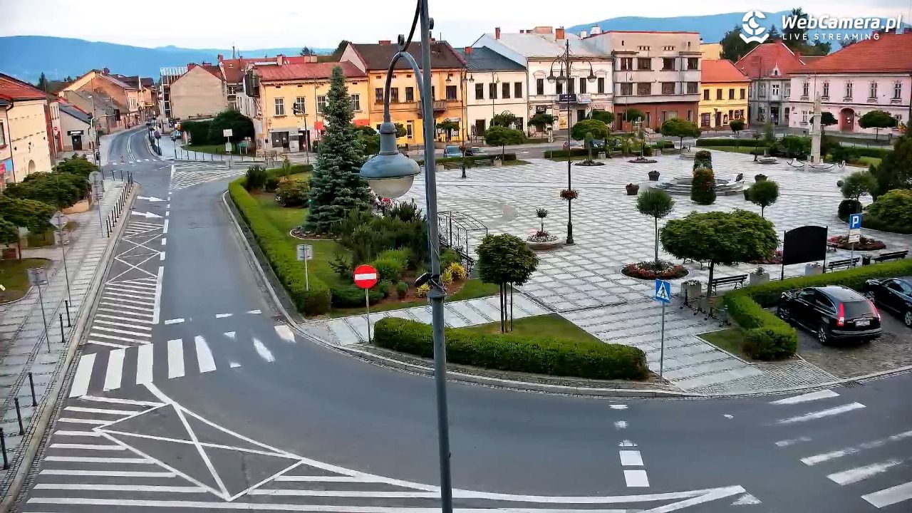 Kęty - widok na rynek - 02 czerwiec 2026, 20:28