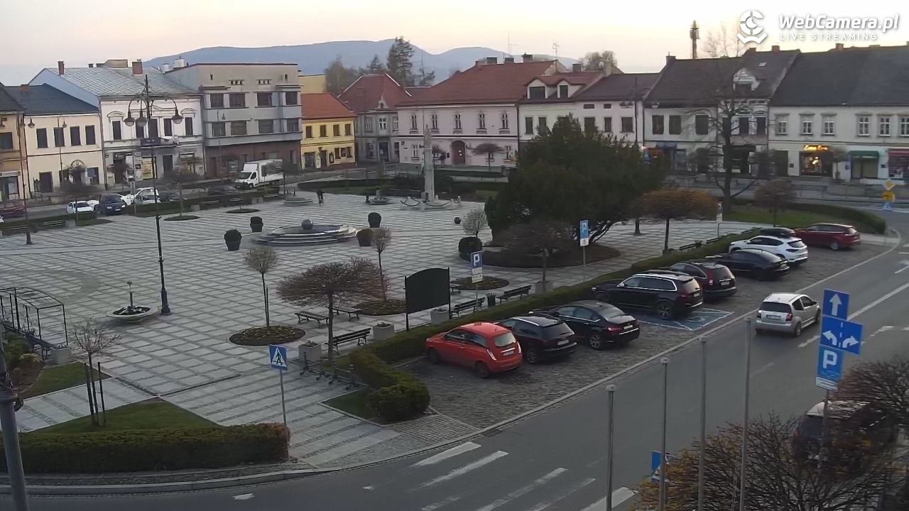 Kęty - widok na rynek - 10 kwiecień 2026, 19:06