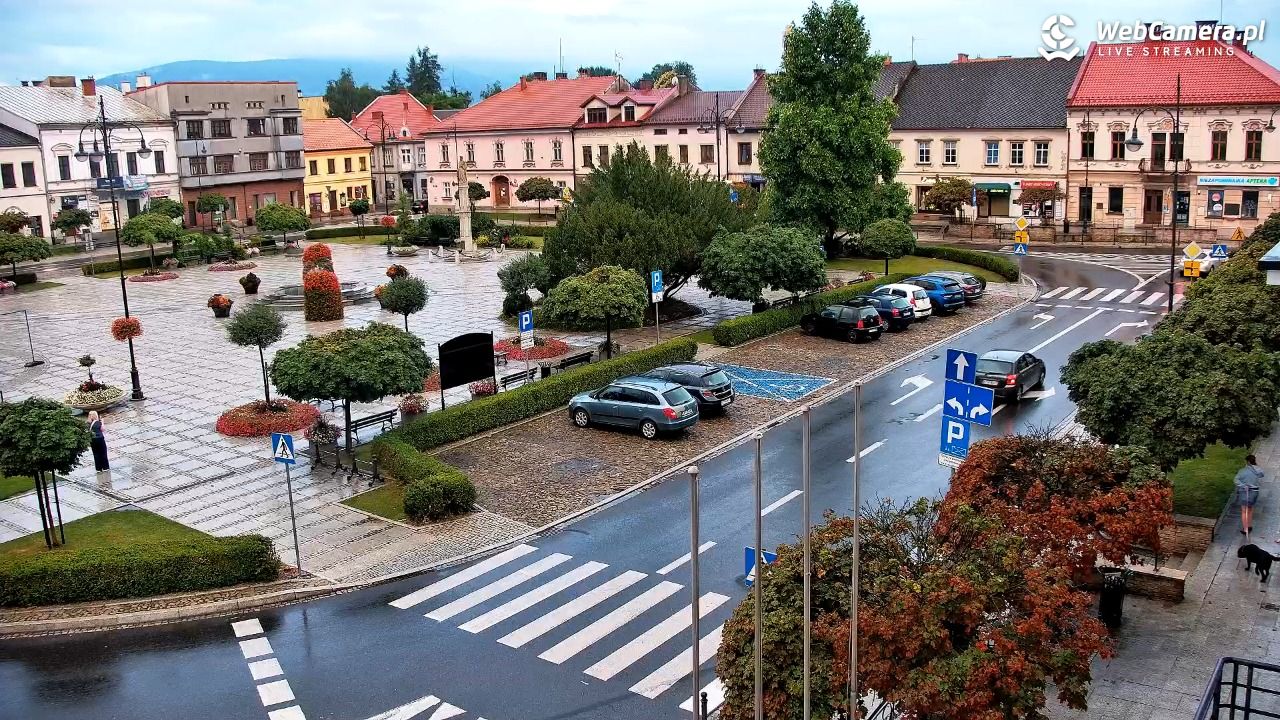 Kęty - widok na rynek - 19 lipiec 2026, 20:30