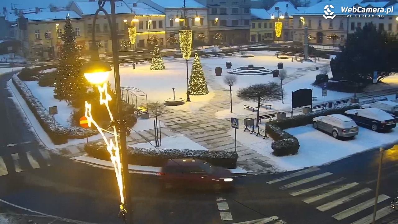 Kęty - widok na rynek - 11 styczeń 2026, 07:20