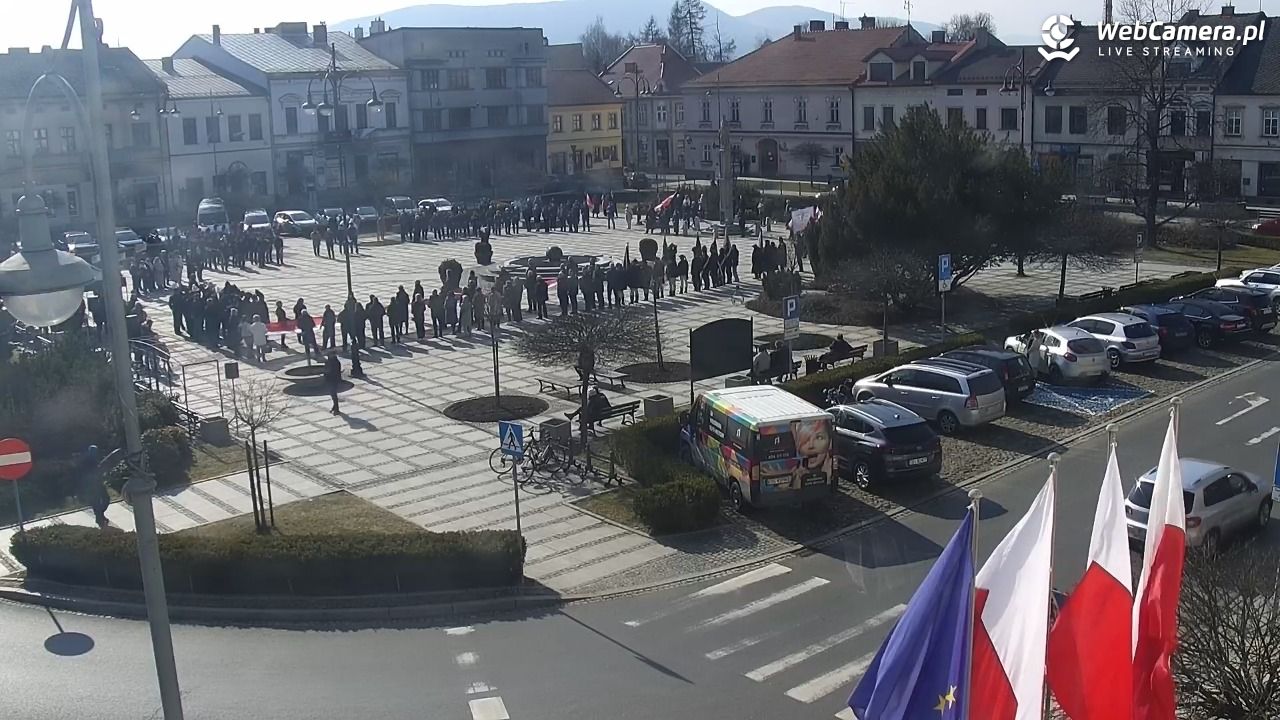 Kęty - widok na rynek - 01 marzec 2026, 11:37