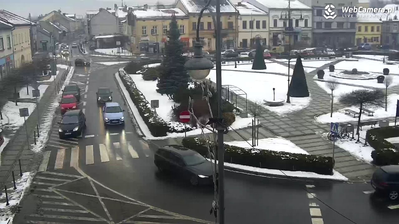 Kęty - widok na rynek - 14 styczeń 2026, 15:07