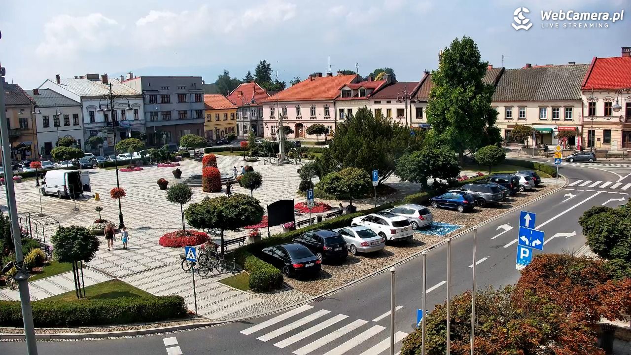 Kęty - widok na rynek - 16 lipiec 2026, 11:03