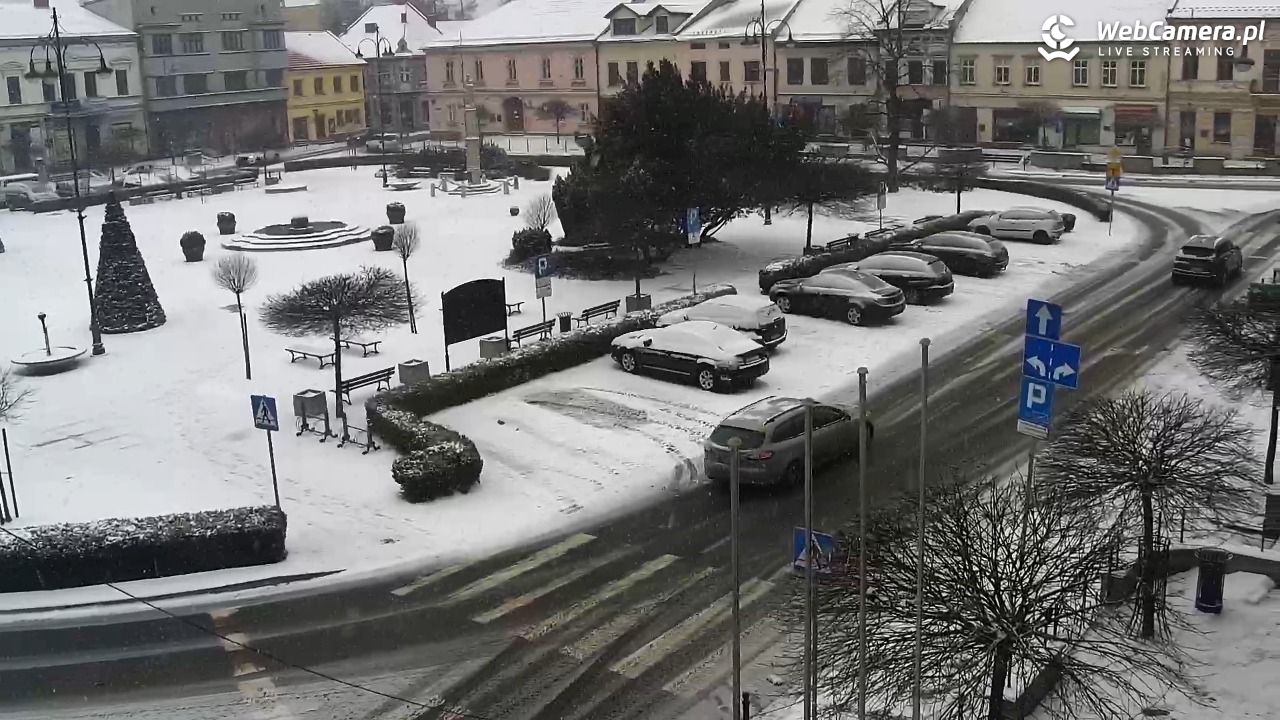 Kęty - widok na rynek - 11 styczeń 2026, 14:02