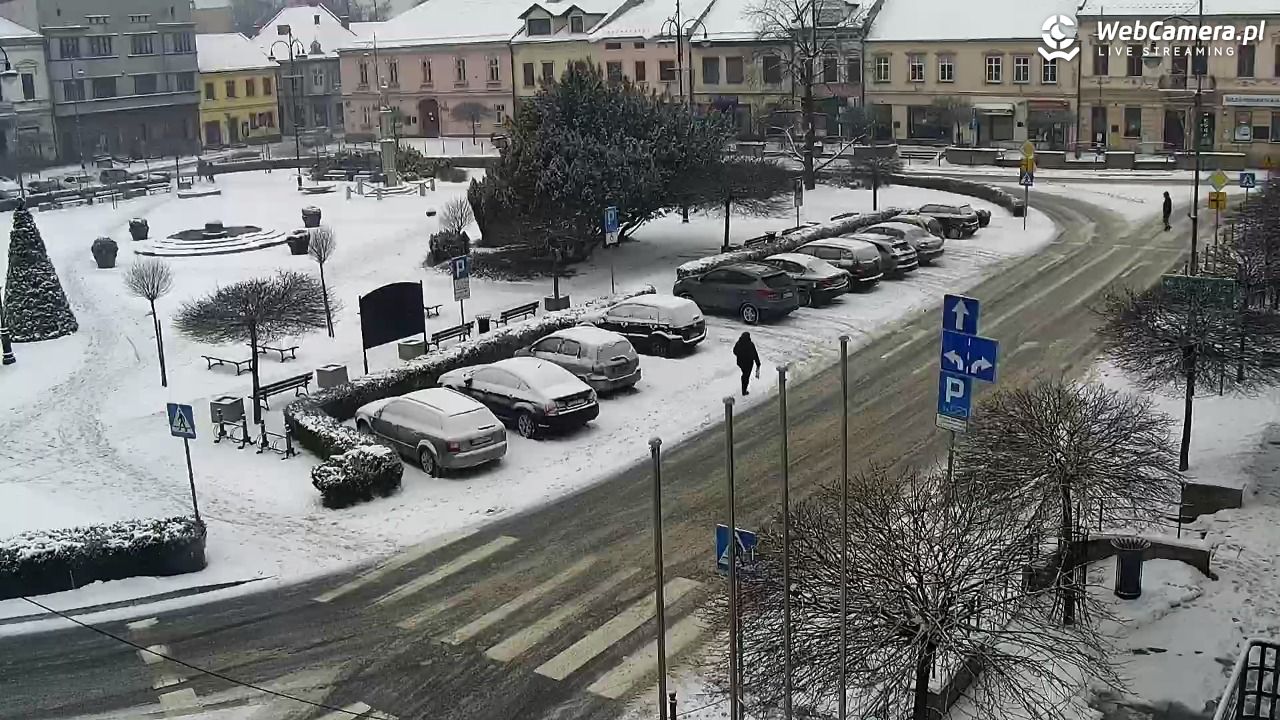 Kęty - widok na rynek - 13 styczeń 2026, 10:12