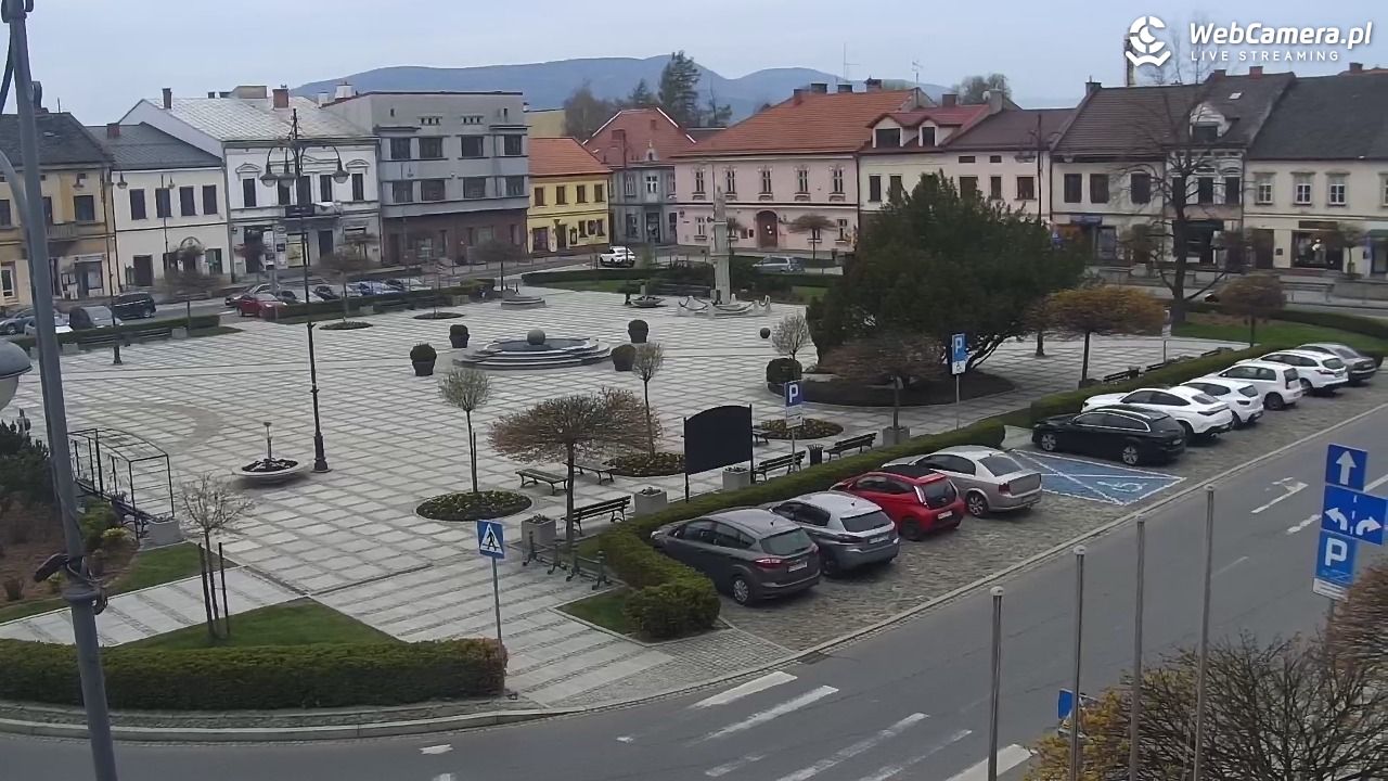Kęty - widok na rynek - 12 kwiecień 2026, 18:10