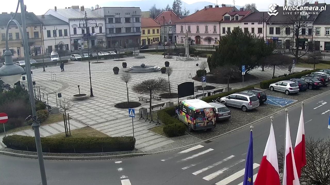 Kęty - widok na rynek - 01 marzec 2026, 10:56
