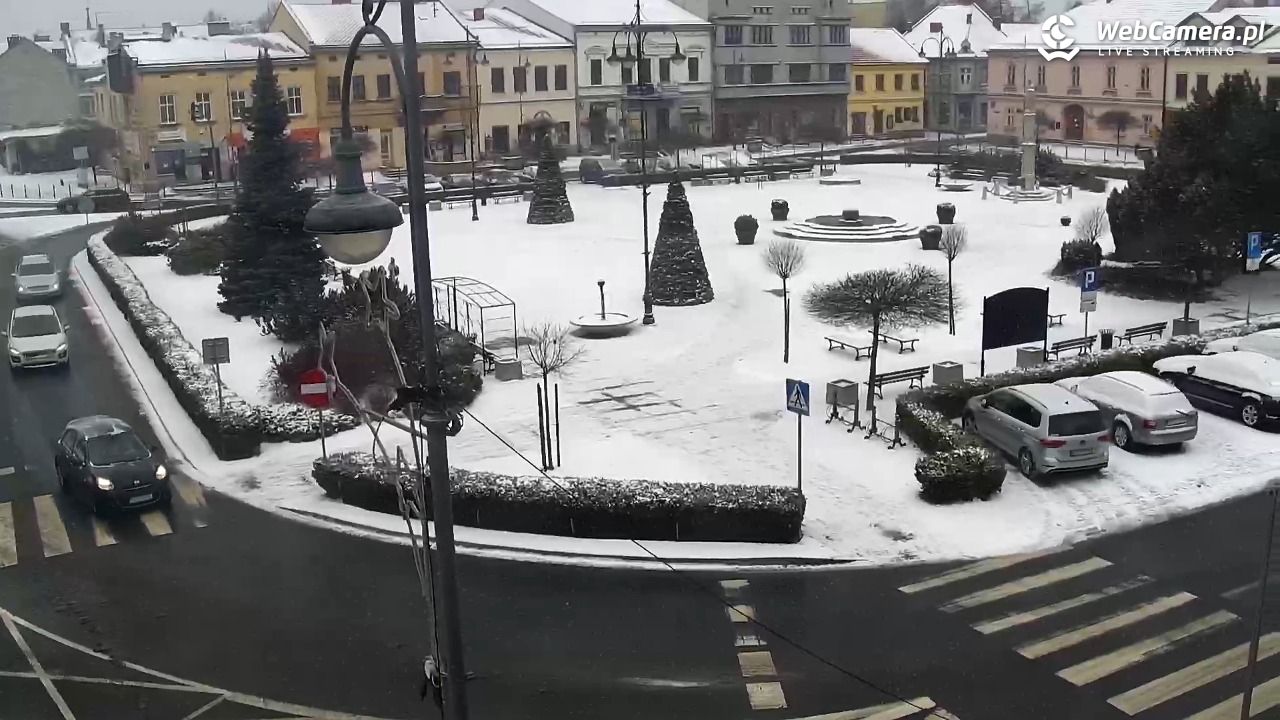 Kęty - widok na rynek - 11 styczeń 2026, 12:10