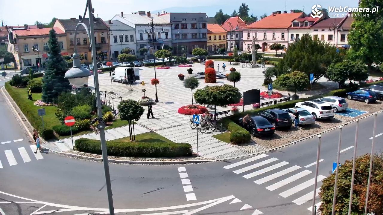 Kęty - widok na rynek - 16 lipiec 2026, 11:03