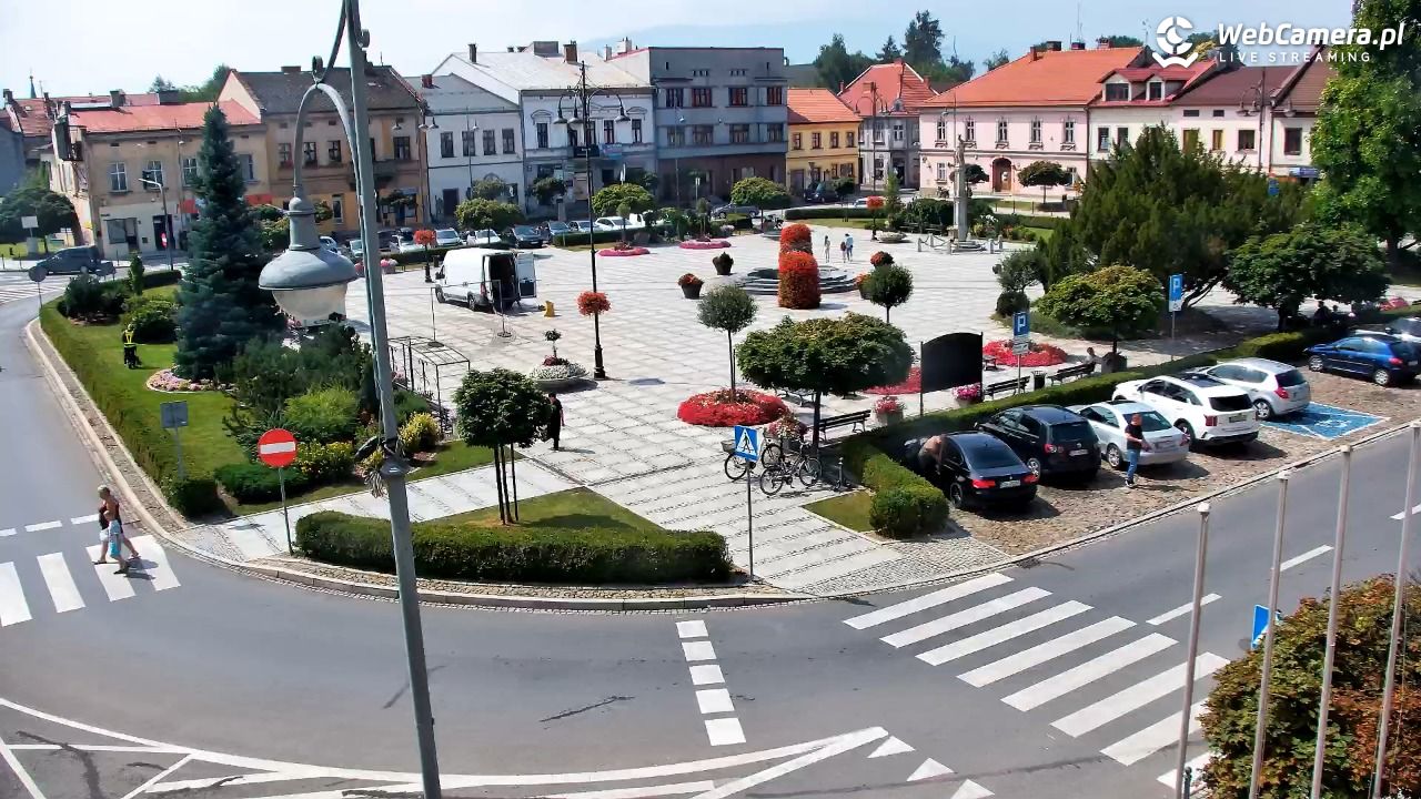 Kęty - widok na rynek - 16 lipiec 2026, 11:03
