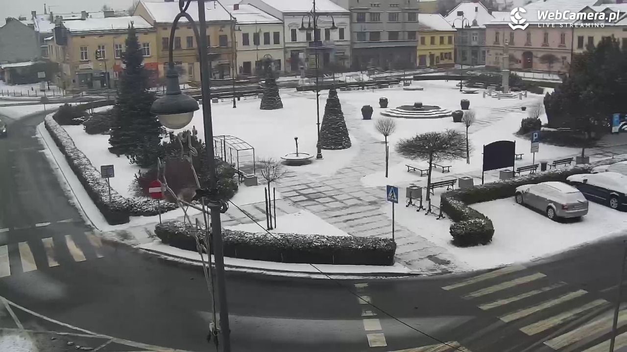 Kęty - widok na rynek - 11 styczeń 2026, 08:15