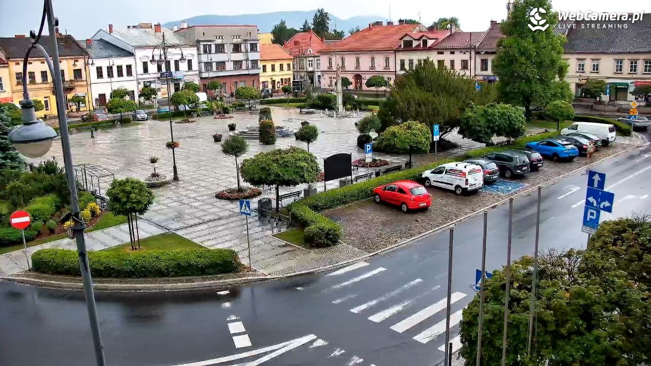 Kęty - widok na rynek - 03 czerwiec 2026, 16:15