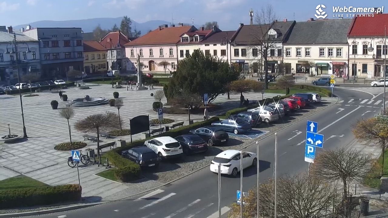 Kęty - widok na rynek - 10 kwiecień 2026, 09:54
