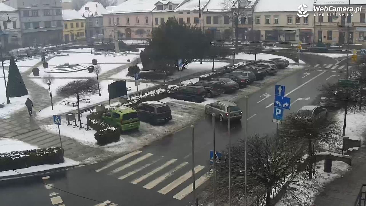 Kęty - widok na rynek - 14 styczeń 2026, 09:40
