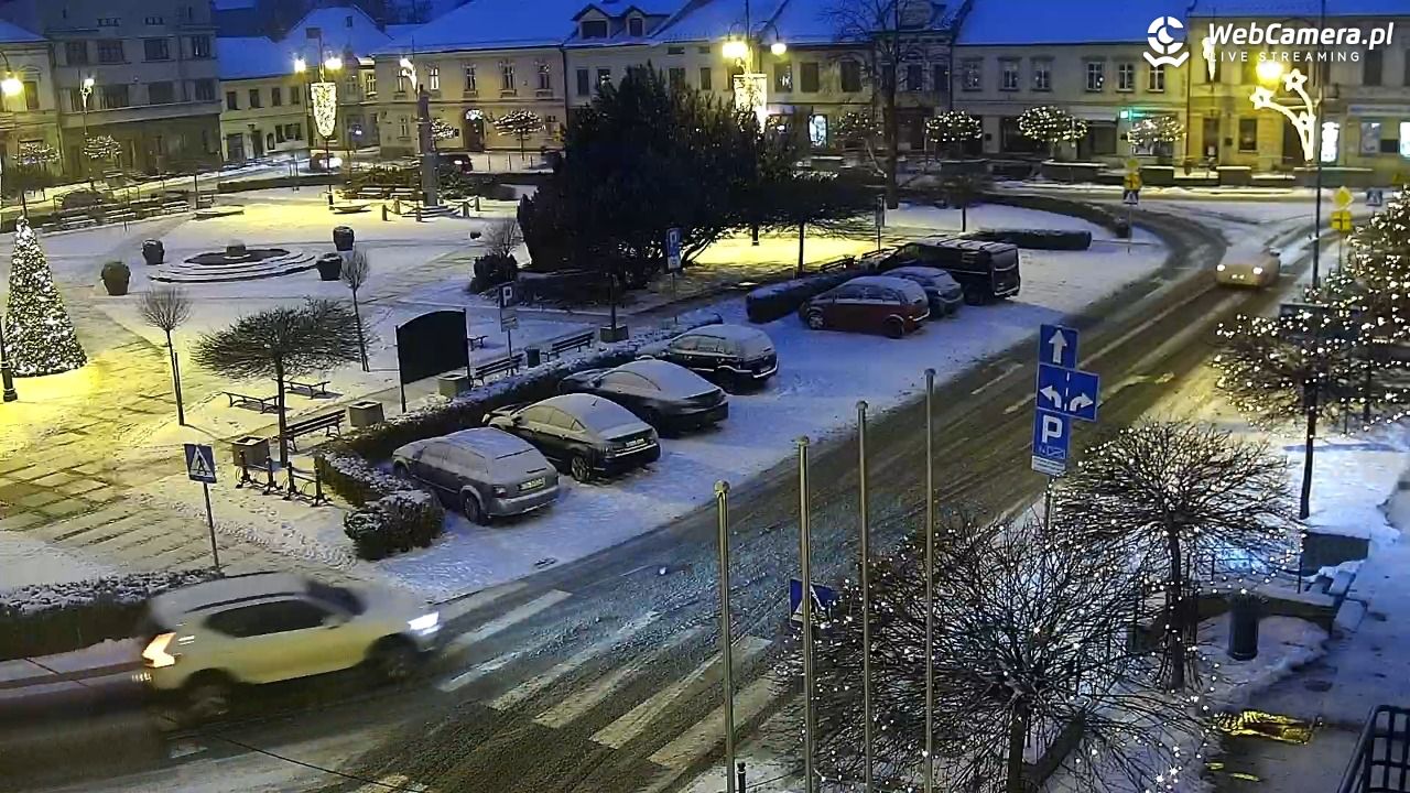 Kęty - widok na rynek - 13 styczeń 2026, 07:04